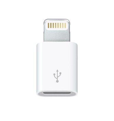 Apple Lightning to Micro USB Adapter - White