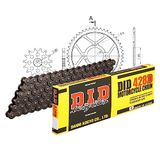 Kettingset DID Kettingset staal 428D / 126 clipslot voor Hyosung GA 2V Cruise I 125 cc Bj. 1997