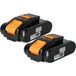 Vhbw 2x Batterie Compatible Avec Worx Wx176 Outil Électrique
