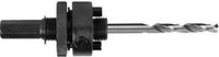 Mandrex Standaard Gatzaaghouder Quick Turn-Lock MX200081HSB Zeskant 11+ HSS Centreerboor (32-210mm)