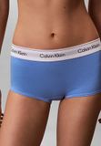Calvin Klein Underwear Femme - Short - Uni - 53% Coton, 35% Modal, 12% Élasthanne - Bleu