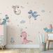 Muurstickers Kinderen Decoratie Babykamer Muurstickers Kinderen Muurstickers Scandinavische Muursticker Dinosaurus Avonturier Muursticker H160 x 120 cm