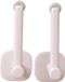 2 Pièces Étagère de rangement pour élastiques à cheveux support scrunchie fixation murale espace de rangement pour élastiques à cheveux étagère d'affichage étagères d'affichage organisateur de bracelets support de bandeau Étagère Blanc Plastique