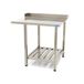Maxima Spoeltafel - 70 x 75 cm - Afvoer Vaatwasser Rechts - incl. Onderschap