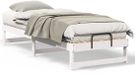 vidaXL Bedframe Wit Massief Grenenhout 80 x 210 cm