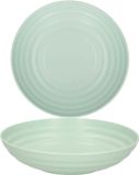 Plasticforte Rond Diep Bord - 6 Stuks - 19 cm - Mintgroen - Kunststof