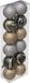 Atmosphera Kerstballen - 12st - kunststof - goud-zilver - 4cm