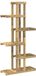 vidaXL Plantenstandaard Wit 68 x 23,5 x 140 cm Massief Acacia Hout