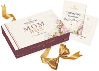 Moodbox Gifts - Mom Box Select - Luxe Belgisch Cadeaupakket met Chocolade, Koffie, Thee en Lekkernijen - Gepersonaliseerde Boodschapkaart