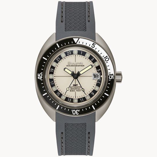 Bulova Oceanographer 98B407 Heren Horloge - Grijs - 41 mm