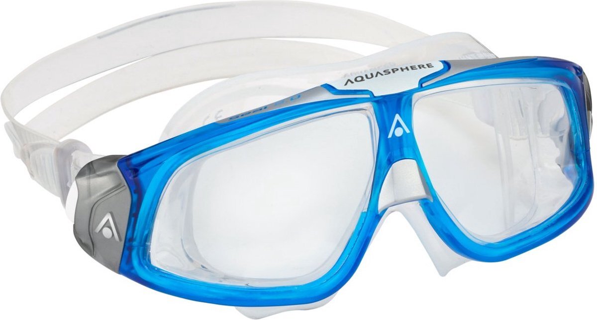 Aquasphere Aquasphere Seal 2.0 - Zwembril - Volwassenen - Clear Lens - Blauw/Wit