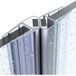 Rehau Joint magnétique pour portes de douche 10-12 mm, 180°, 2000 mm