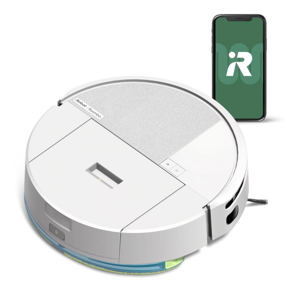 iRobot Roomba® 205 DustCompactor Combo Robotstofzuiger met Dweilfunctie - Wit