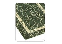 BIANCHERIAWEB Camelia By Suardi antislipmat velours mat 140 x 195 cm, groen Rev