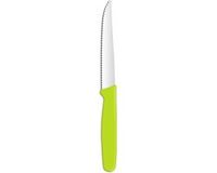 HENDI Tomatenmes – Gekarteld Lemmet – Groen – 214 mm – Comfortabel Handvat