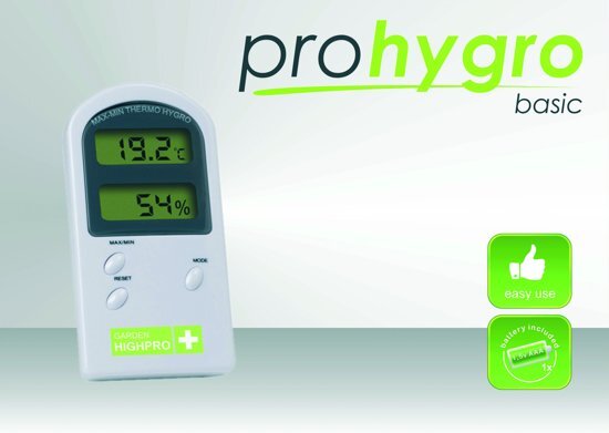 Garden High Pro HYGROTHERMO BASIC Temperature IN + Humidity
