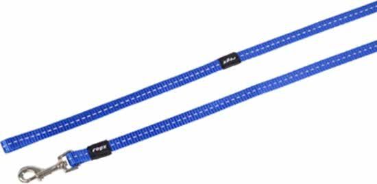 ROGZ FOR DOGS Nitelife Hondenriem - Blauw - 11 mm x 1.8 mtr