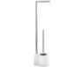 Wenko Toiletbutler Avola RVS glanzend en wit