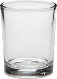 Creotime Glazen Waxinelicht 4,5x6,5 cm 12 stuks