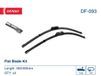 DENSO platte ruitenwisserset DF-093 (580/590mm, linksgestuurd)