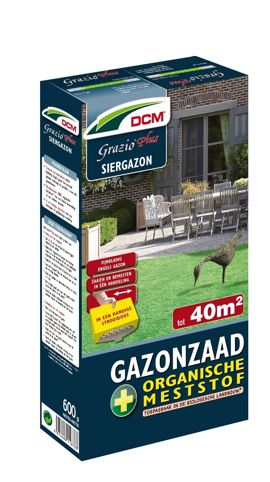 DCM Grazio Plus 0,6 kg 40 m2