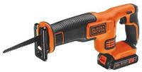 BLACK+DECKER Accusnoerzaag BDCR18E1-QW, 18V lithium, met 2,5Ah accu
