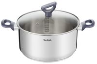 Tefal Daily Cook G7124645 - Casserole - 24 cm - 4.5 litre - Acier inoxydable