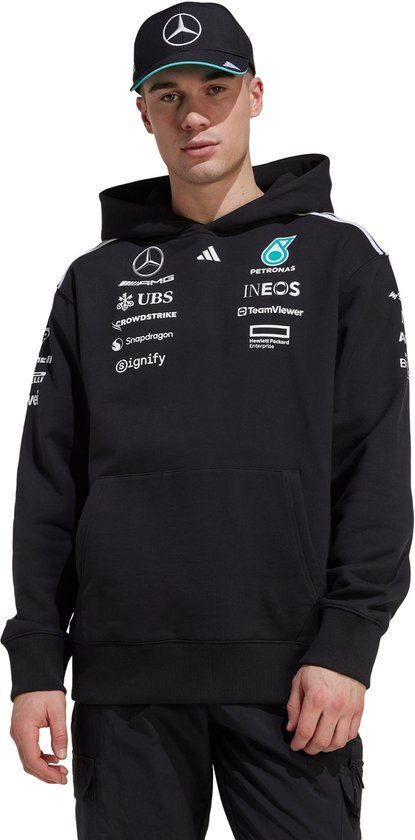 adidas Performance Mercedes - AMG Petronas Formula One Team Hoodie - Heren - Zwart XXL