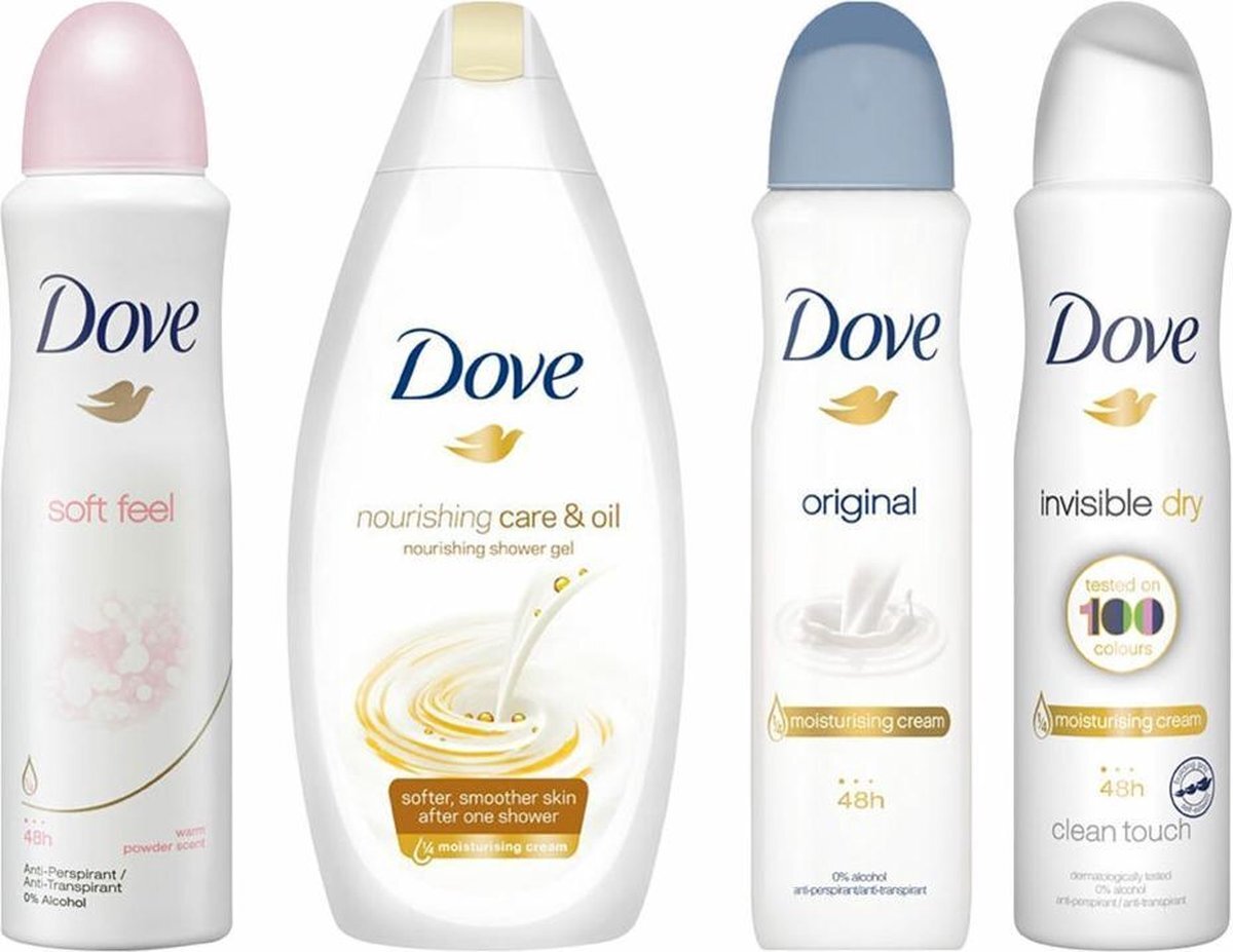 Dove Deodorant & Douchegel Pakket