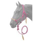 Tough 1 Rawhide Neusriem Rope Halter met Lood