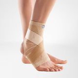 Bauerfeind MalleoTrain S Open Heel Enkelbrace - Maat 1 - Rechts - Beige