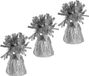 Haza Ballon gewichtjes - 3x - zilver