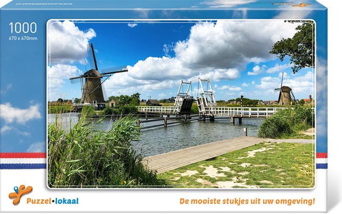 Puzzellokaal Puzzels - Kinderdijk - Legpuzzel - 1000 stukjes