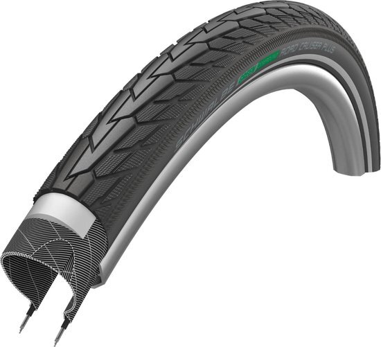 Schwalbe buitenband 28x1.75 Road Cruiser Plus reflectie zwart