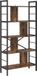 vidaXL Boekenplank - 9-laags - 75 x 30 x 156 cm - Bewerkt hout - Rook Eiken
