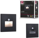 Paulmann Edge LED Wandinbouwlamp Zwart Mat