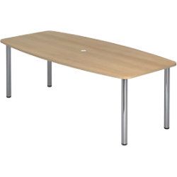 Hammerbacher Conferentie tafel KT22C Eiken 2.200 x 1.050 x 740 mm