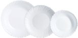 Luminarc Feston Verre Blanc 18 Pièces Service de Table