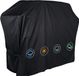 Housse de grill pour grill à gaz - résistant aux intempéries - 1 pièce - noir - 147x61x122cm