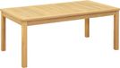 Acacia Table basse Acacia clair 110 x 60 x 45 cm Bois massif d'acacia