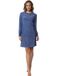 Pastunette Dames Nachthemd Linographics Badstof Blauw Gestreept Maat 36