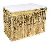 Beistle Pkgd 1-laags FR Metallic Tafelplint (goud) Feestaccessoire (1 stuk) (1/Pkg)