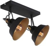 Mexlite Wandlamp Nove 2 Lichts Draaibaar & Kantelbaar Wit Kunststof Metaal