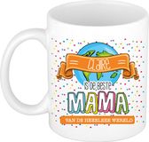 Bellatio Decorations Naam mok mama Claire - wit - de beste - keramiek - 300 ml - Moederdag / verjaardag