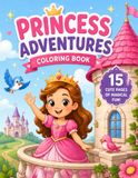 Princess Adventures Coloring Book