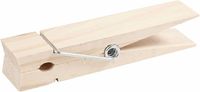 Merkloos Grote wasknijper - 20x - 15 cm - Hout - XXL