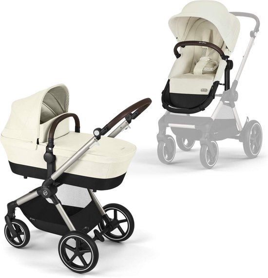 Cybex Eos Lux 2-in-1 Kinderwagen - Seashell Beige