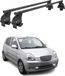 Omac Barres De Toit Transversales En Acier Pour Kia Picanto I 2004-2011 – Antivol Inclus – Testées City Crash – Din 75302:2019 – Iso/pas 11154:2006 – Charge Max 50 Kg Noir