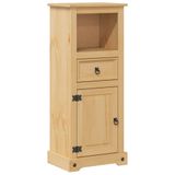 VidaXL Armoire de salle de bain Corona 45x33x110 cm Bois de pin massif