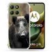Cokitec Versterkte Hoes voor Motorola G15 Jacht Boar Wood